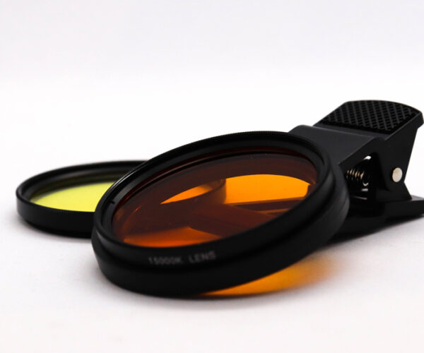 orange camera lens