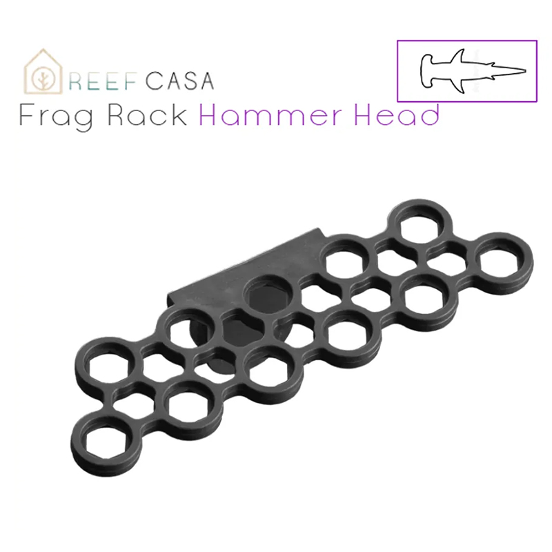 Hammer Head  Frag Rack [ 11 Hole | 1/4” Glass ] *wholesale*