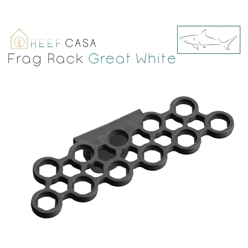 Great White Super Strong Frag Rack [ 11 Hole | 1/2” Glass ] *wholesale*